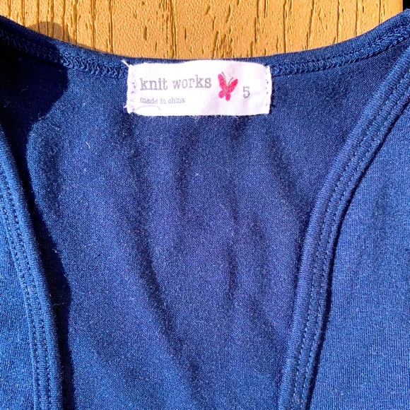 KNIT WORKS FANCY DRESS WITH REMOVABLE JACKET AND CRINOLINES GIRLS SIZE 5 - Picture 4 of 8